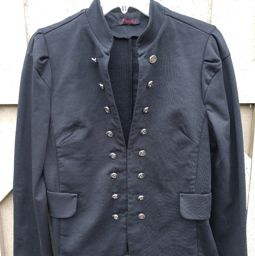 Xtaren Black Large Solid Black Jacket - image 1